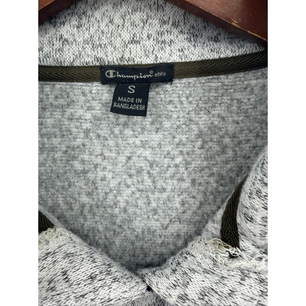 Champion Elite ASU Sun Devils Gray Marled Button Pullover Sweater Womens Small - Picture 4 of 9